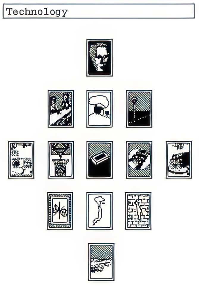 Technology oracle cards