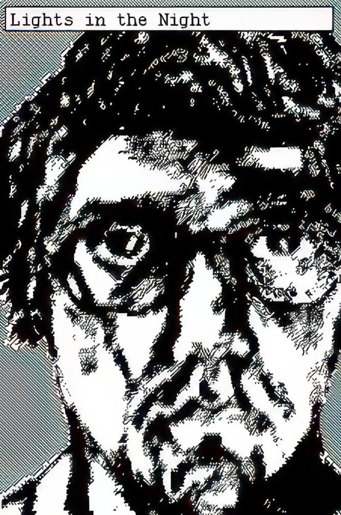A sketch of a solomn man