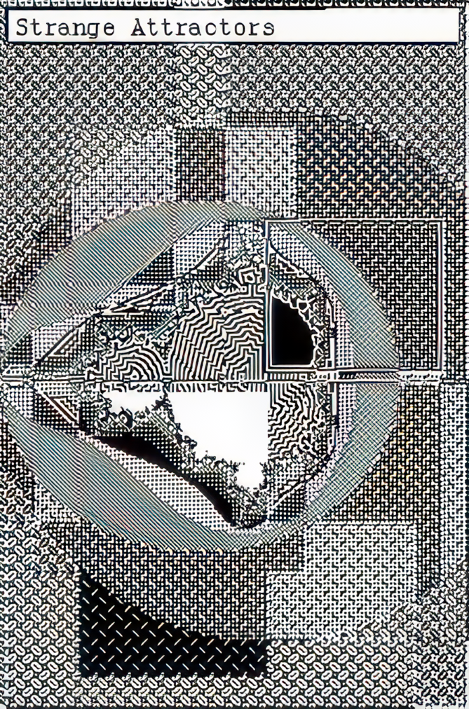 textured black hole sketch