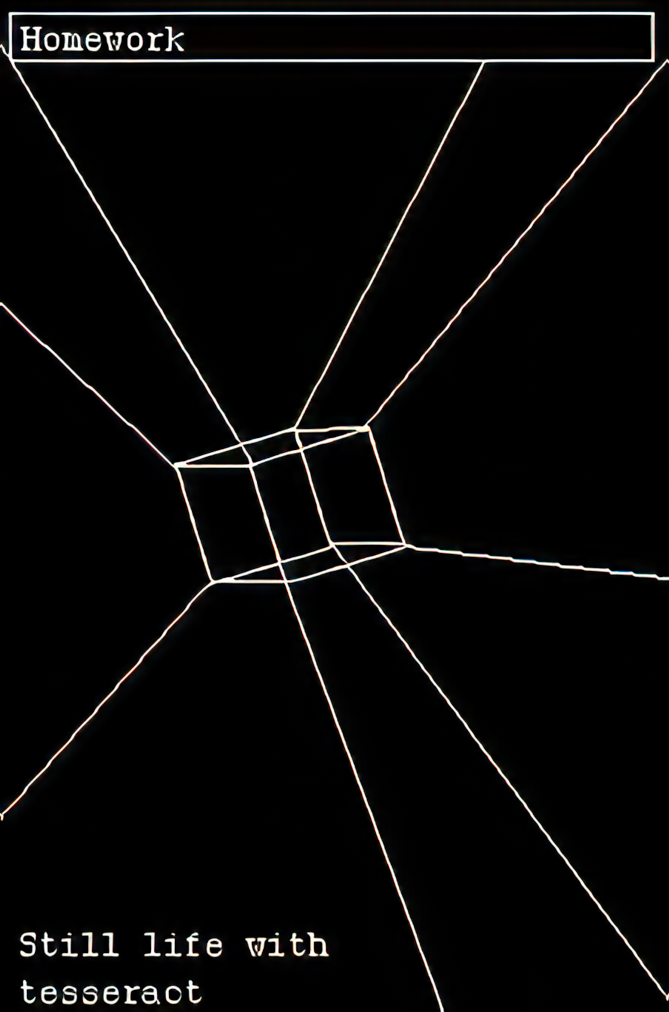 Still life with tessaract