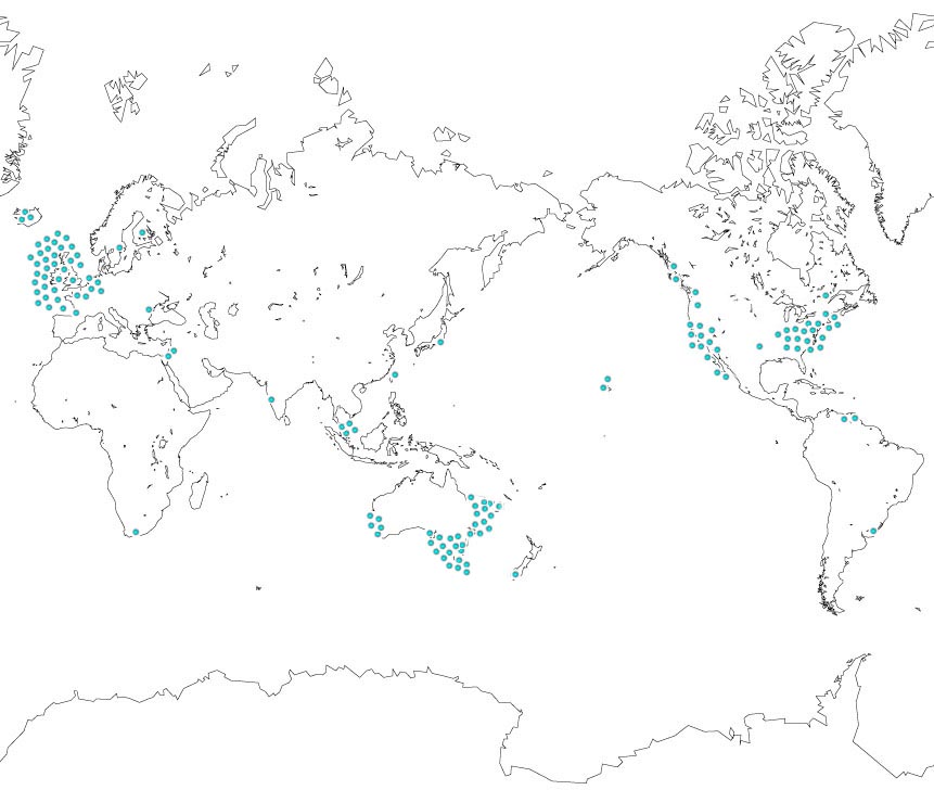 world map by online map creation